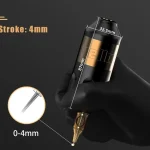 Машинка для тату, татуажа HELLO, золотиста. - Зображення 3