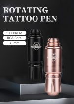 Міні машинка для тату і татуажу Rocket, чорна. - Зображення 4