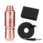 Міні машинка для тату і татуажу Rocket, пудрова.