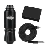 Міні машинка для тату і татуажу Rocket, чорна.