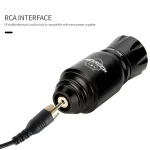 Міні машинка для тату і татуажу Rocket, чорна. - Зображення 3