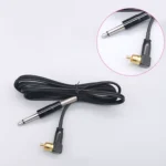 Кліпкорд / шнур RCA 2.0 м чорний із кутовим штекером.