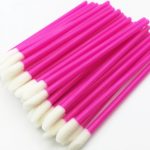 Макробраші рожева ручка ,50шт/уп.