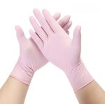 Нітрилові рукавиці MedTouch Pink, M(7-8), рожеві, 100 шт - Зображення 2