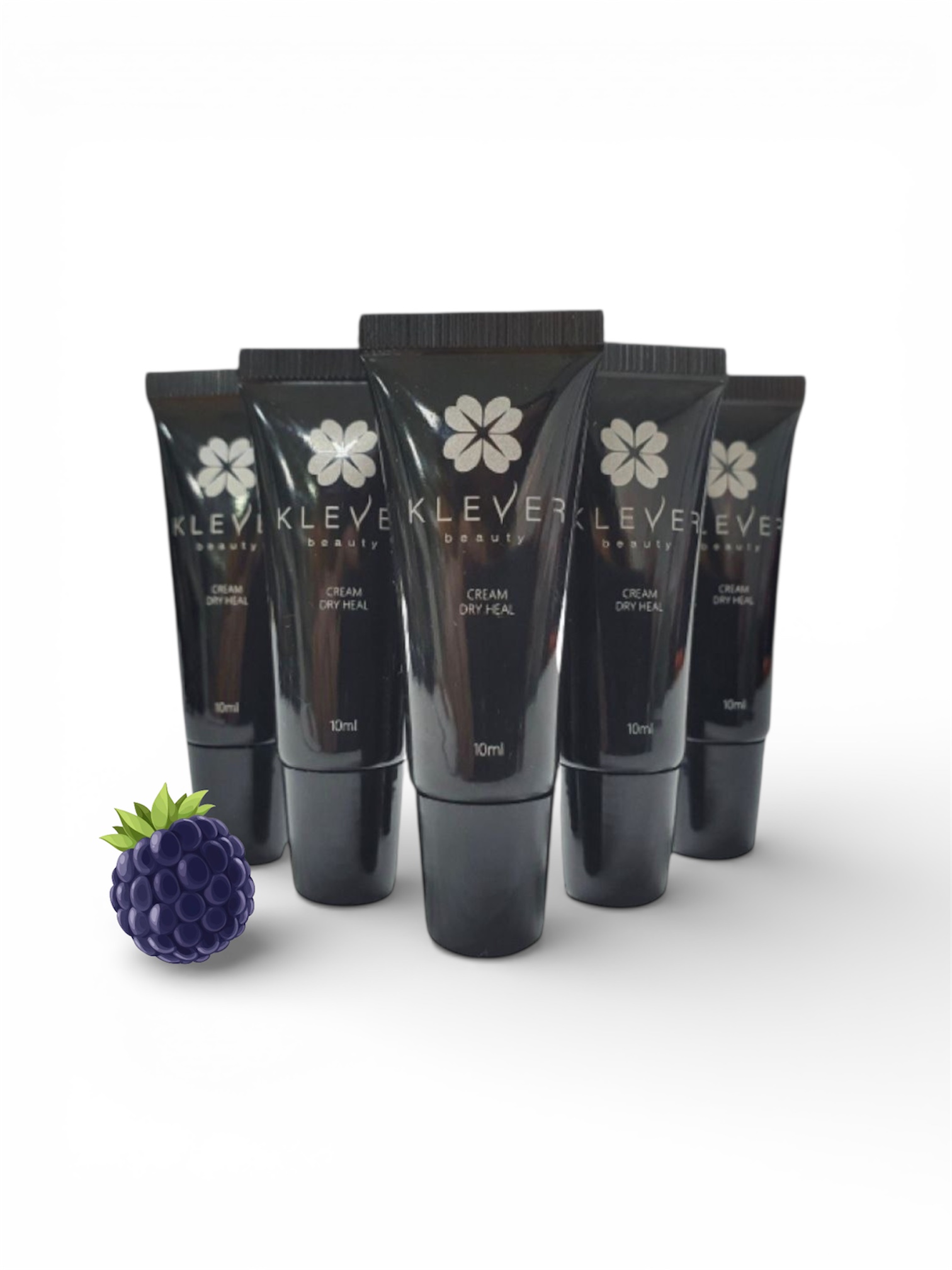 Photoroom_20260107_174129 Бальзам для губ Blackberry Klever Beauty, 10 г - Зображення 1